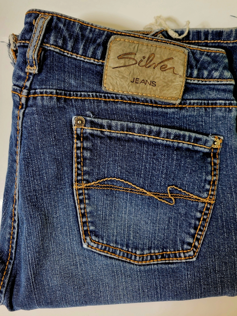 Silver Jeans Women’s Blue Straight Leg Denim